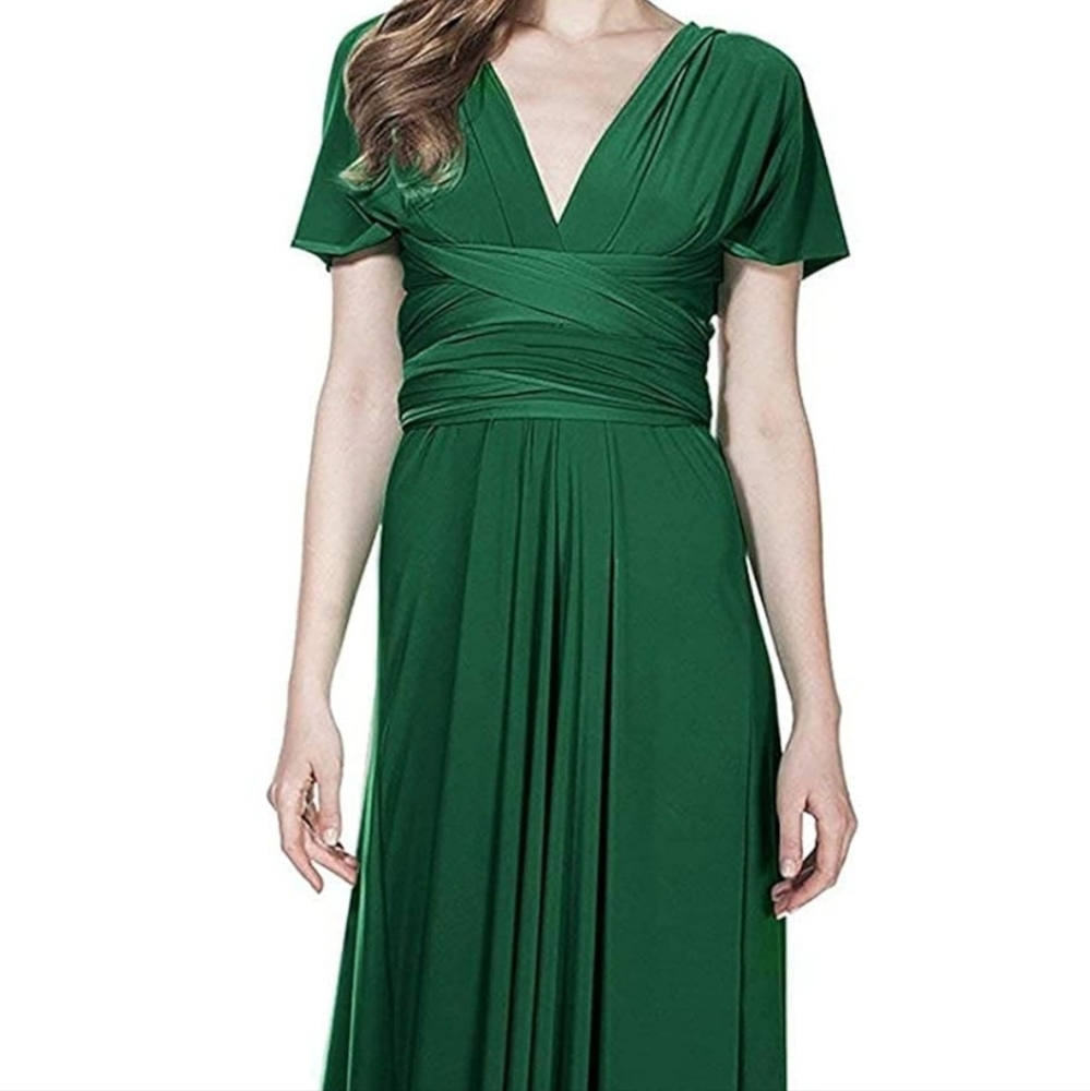 Elegant Green Evening Gown